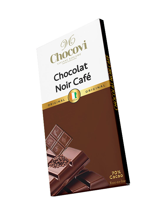 Tablette Chocolat Noir Café